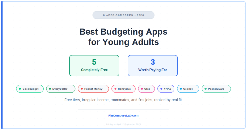 Best Budgeting Apps for Young Adults (2026): 8 Real Picks, 5 Completely Free